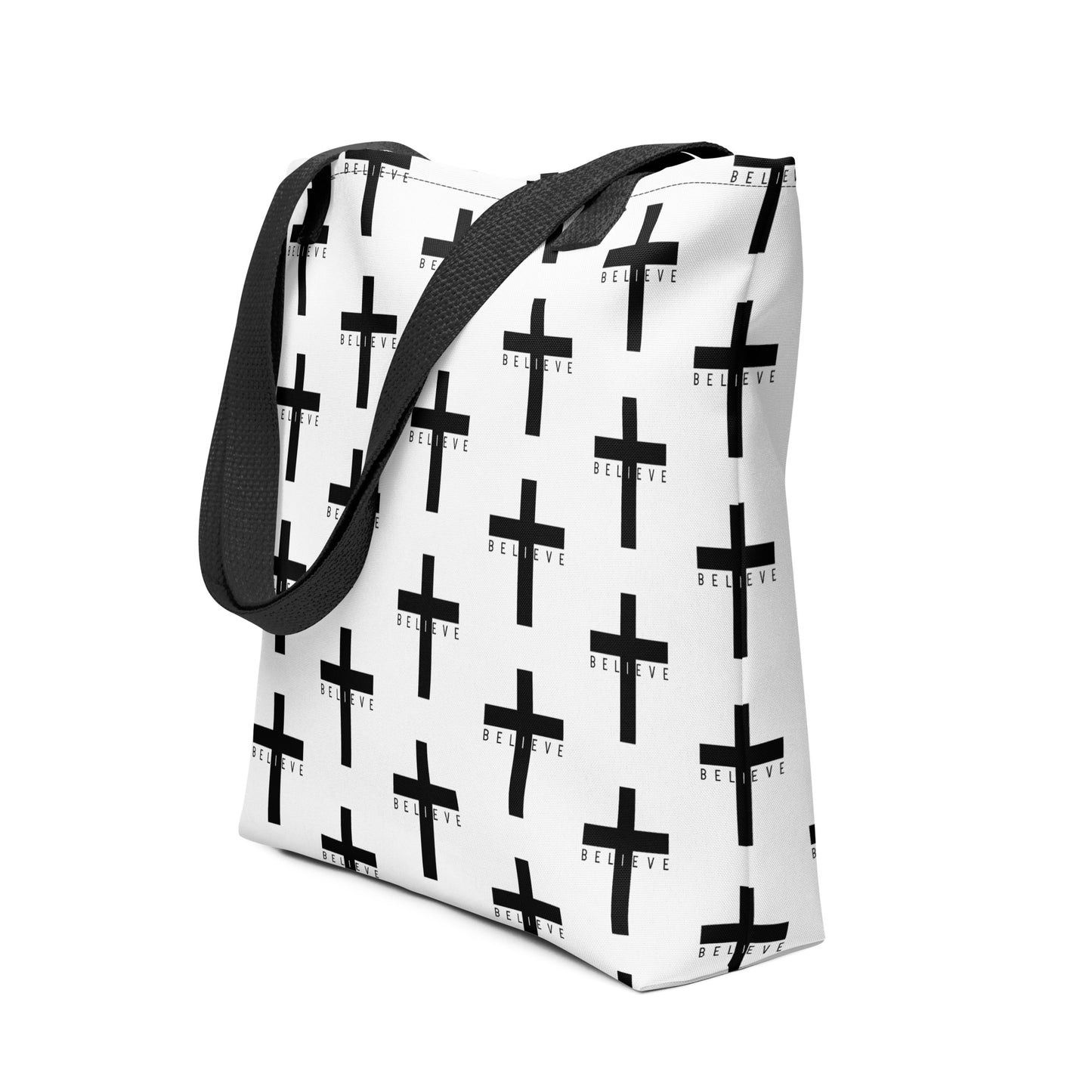 IBELIEVE White Tote bag