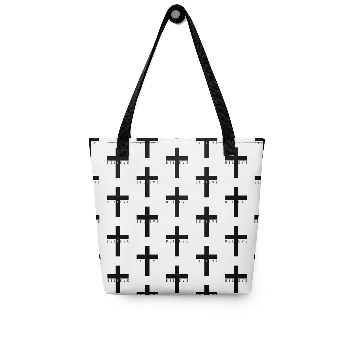 IBELIEVE White Tote bag