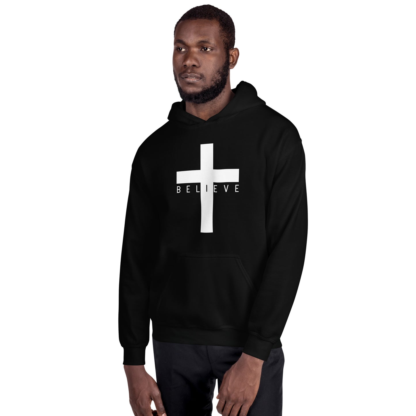 IBELIEVE Black Hoodie