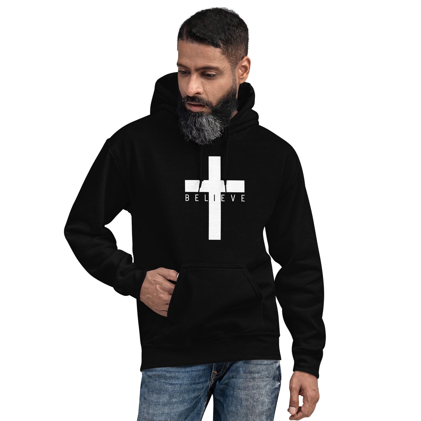 IBELIEVE Black Hoodie