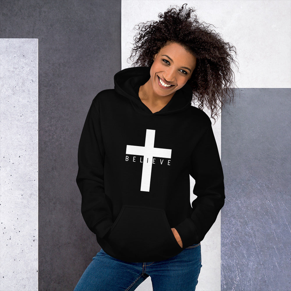 IBELIEVE Black Hoodie