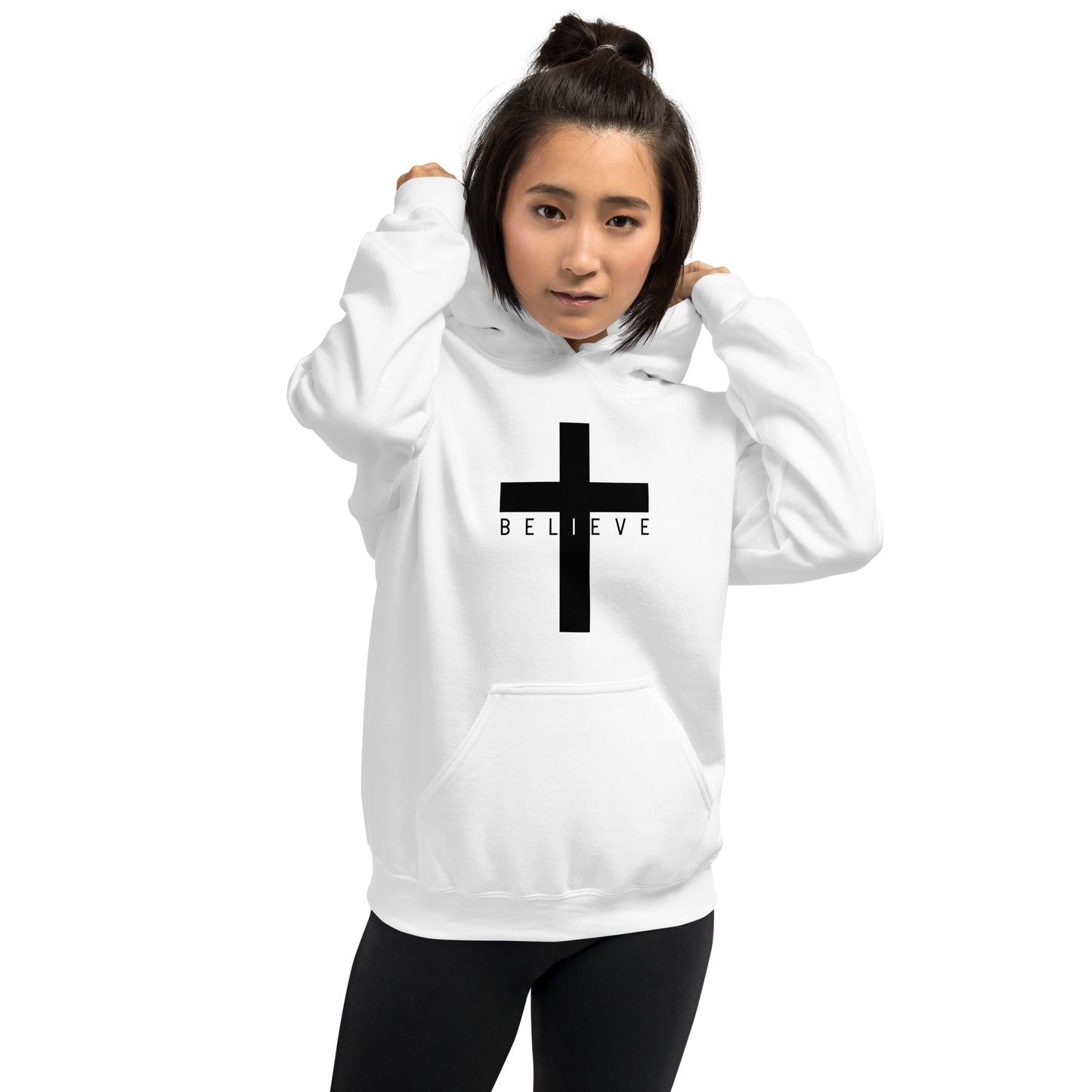 IBELIEVE White Hoodie