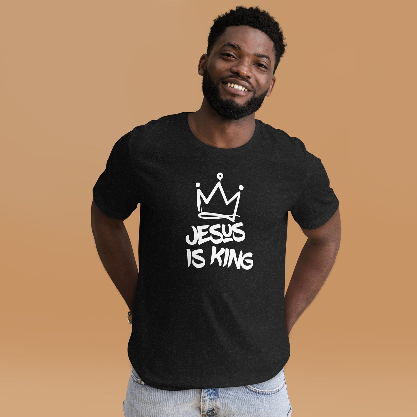 Jesus is King Black t-shirt