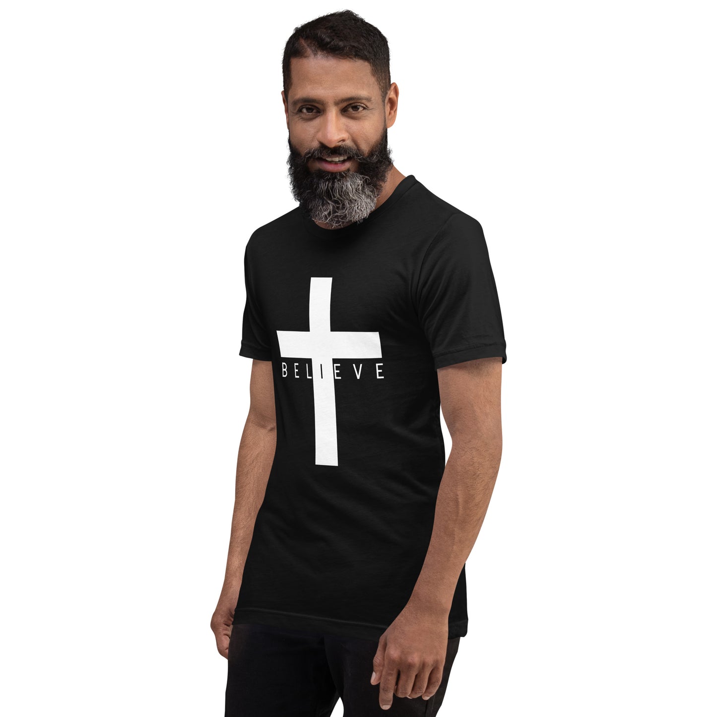 IBELIEVE black t-shirt