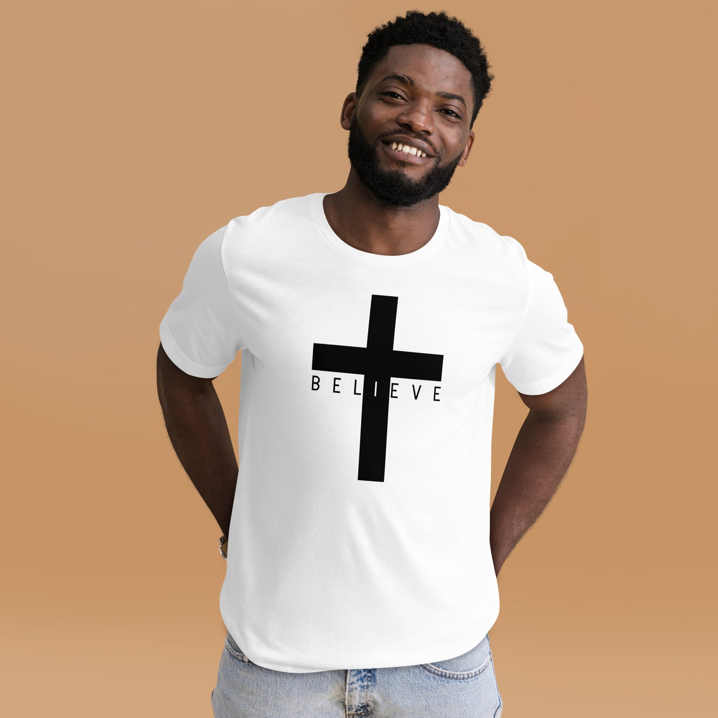 IBELIEVE White t-shirt