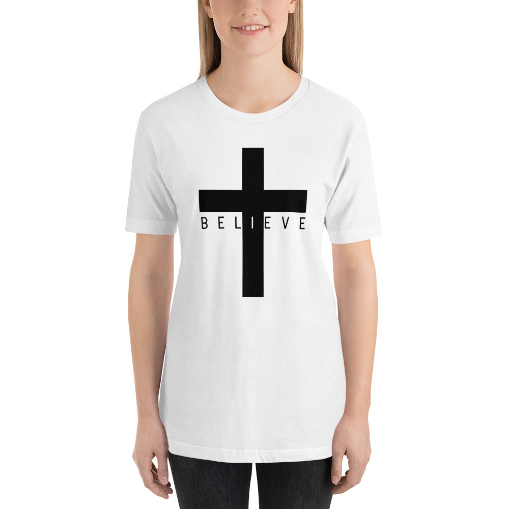 IBELIEVE White t-shirt