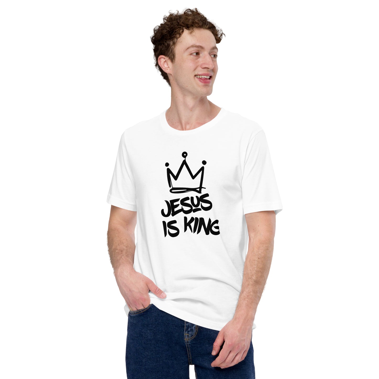 Jesus is King White t-shirt